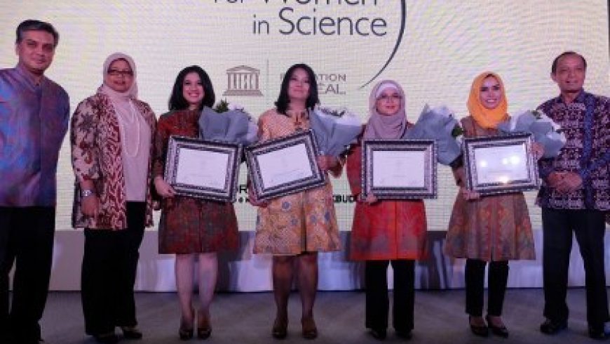 Dr.rer.nat Alucia Anita Artarini, Salah Satu dari 4 Peneliti Wanita Indonesia Paling Inspiratif di 2015 Pilihan L’Oréal