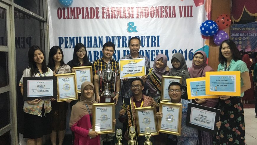 Prestasi Delegasi ITB Dominasi Olimpiade Farmasi Indonesia