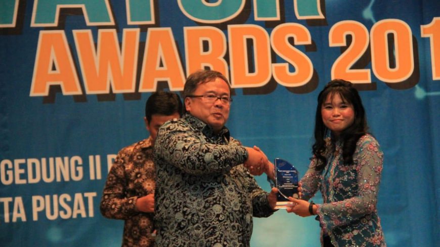 AlumAlumni Sekolah Farmasi memperoleh penghargaan BPPT Innovator Award 2019