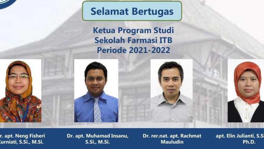 Ketua Program Studi Sekolah Farmasi ITB 2021-2022