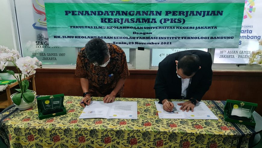 COOPERATION AGREEMENT FACULTY OF SPORTS SCIENCES UNJ AND SCHOOL OF PHARMACY ITB