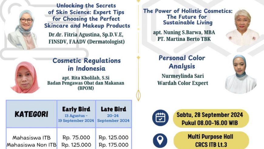 Third Announcement One Day Seminar Kosmetik-SUNDARAM